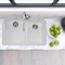 Nantucket Sinks 60/40 Double Bowl Undermount Granite Composite White PR6040-W-UM - alternate 5